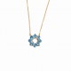 Κολιέ blue topaz K14